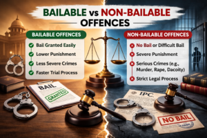 bailable and non bailable offence